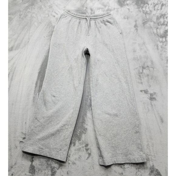 Old Navy Sweatpants Womens M Heathered Gray Extra High-Waisted SoComfy Straight - Picture 1 of 11